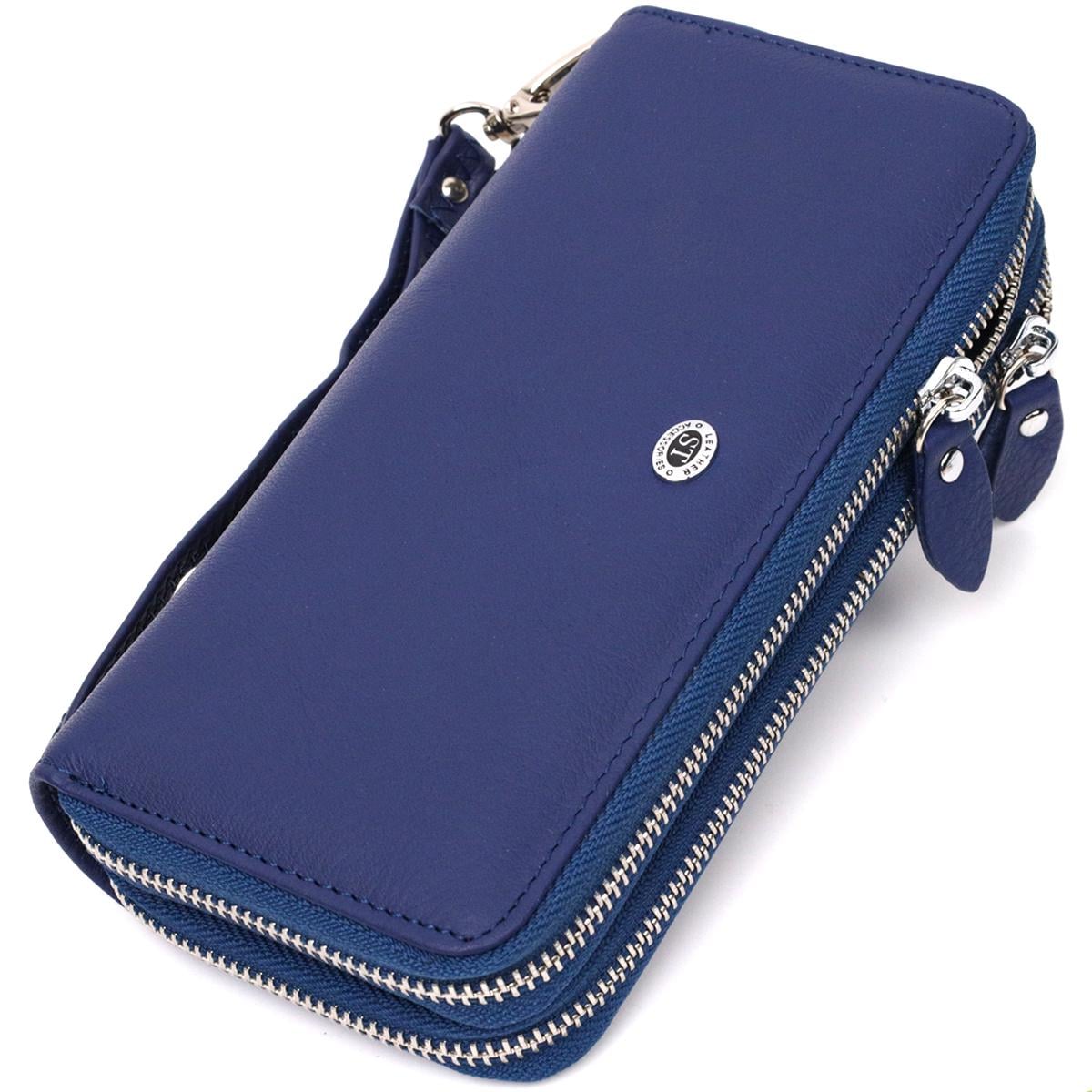 Кошелек-клатч женский ST Leather Wallet 19431 Синий (56509)