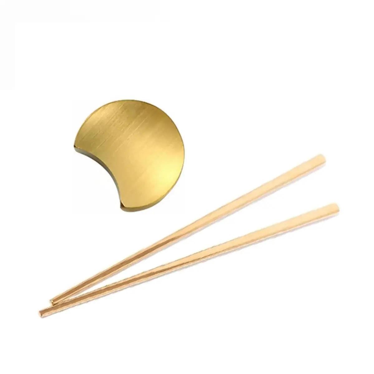 Набор из двух подставок и палочек для суши REMY-DECOR Золотой