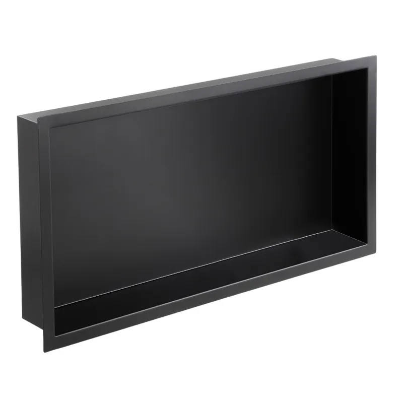 Полка-ниша для ванной комнаты MIXXUS Premium NICHE-0102 из нержавеющей стали BLACK (MI6680)