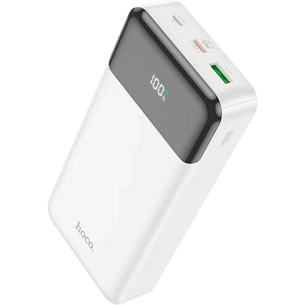 Зовнішній акумулятор Hoco J102A Cool Figure 20000 mAh 20W White - фото 1 Зовнішній акумулятор Hoco J102A Cool Figure 20000 mAh 20W White - фото 1