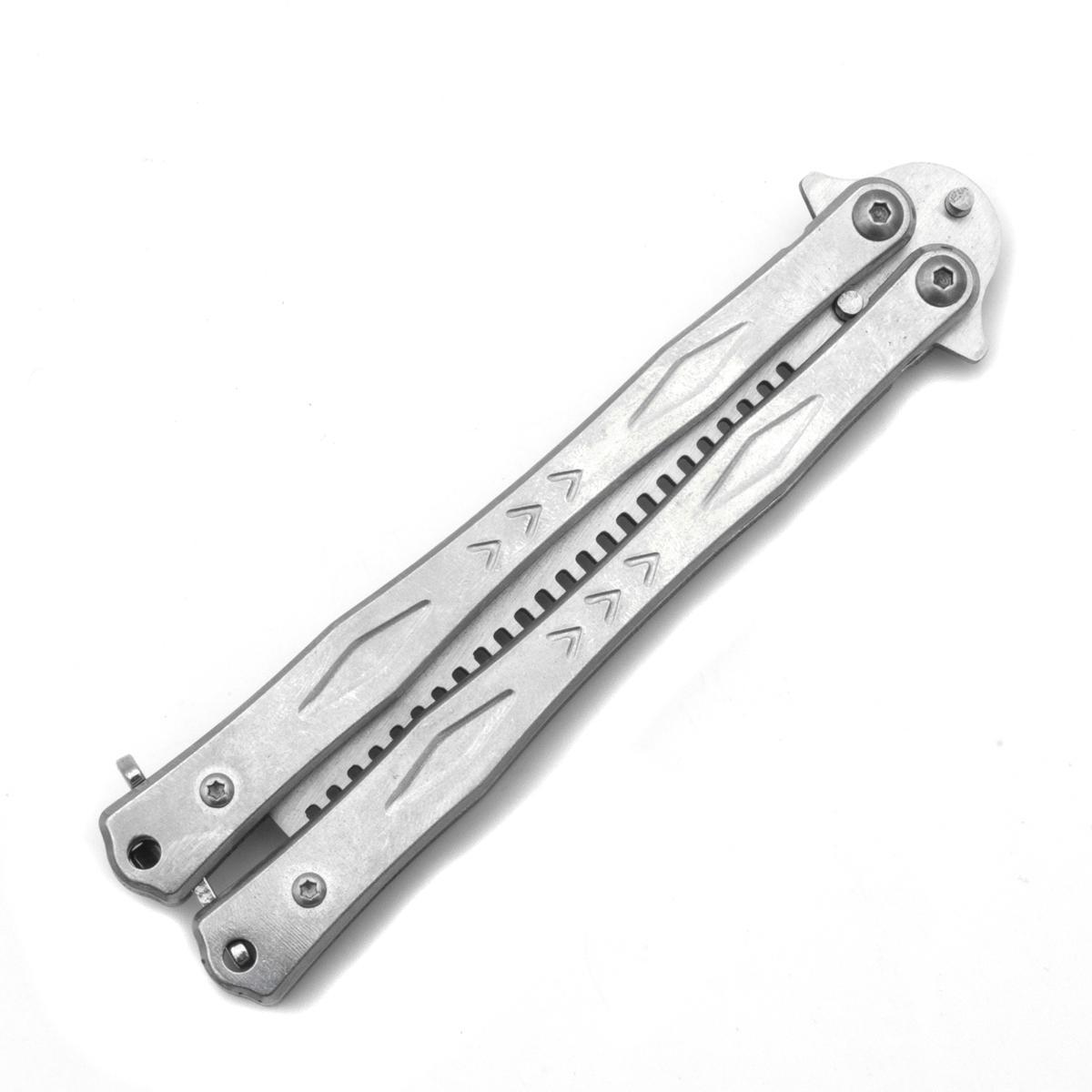 Нож-бабочка тренировочная TH906S с лезвием-гребенкой (00000002908) - фото 4 Нож-бабочка тренировочная TH906S с лезвием-гребенкой (00000002908) - фото 4