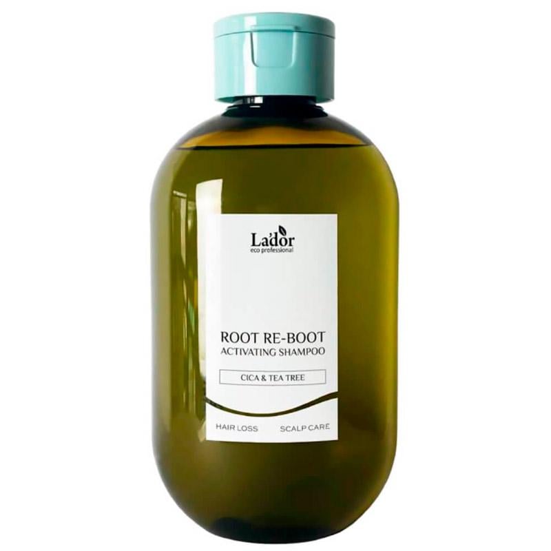 Шампунь від випадіння волосся для жирної шкіри голови Lador Root Re-Boot Activating Shampoo Cica & Tea Tree 300 мл (8808033021762) - фото 1