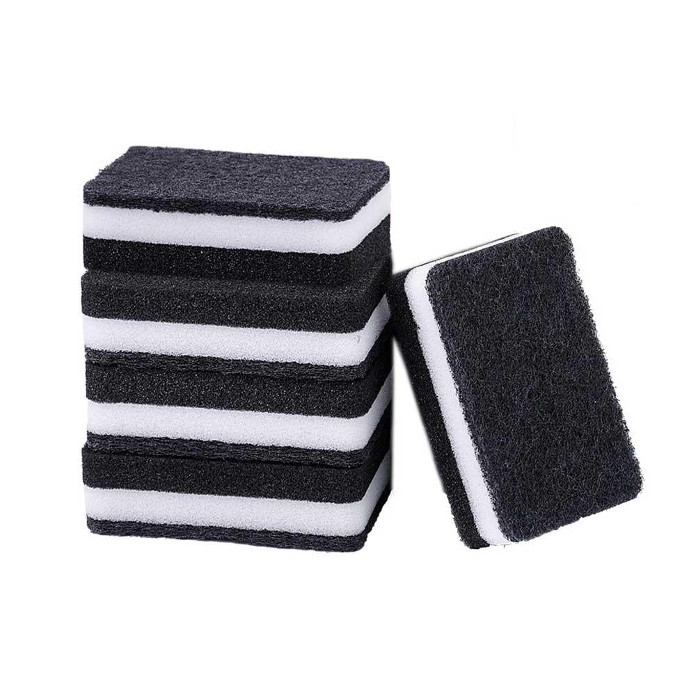 Набор губок для мытья 5 шт. Черный (NR0167_1)