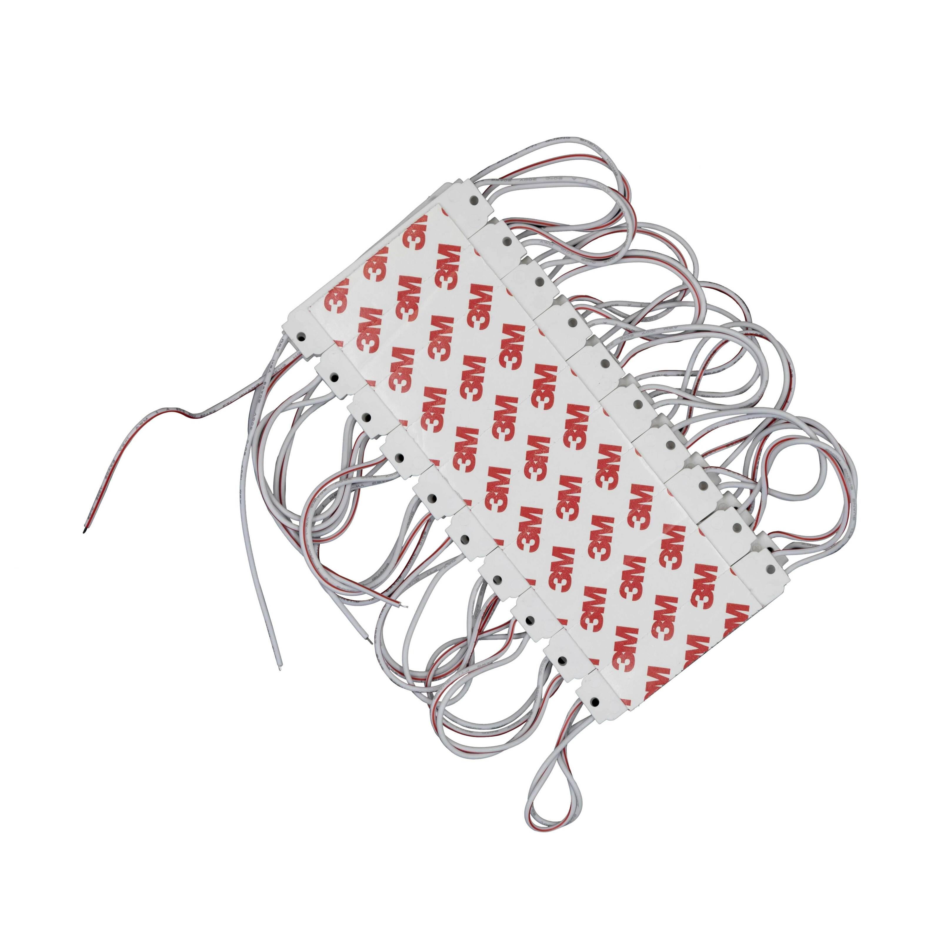 Світлодіодний модуль Prolum V2 SMD2835 3 LED 12V 0,72W з лінзою Білий (321010) - фото 3