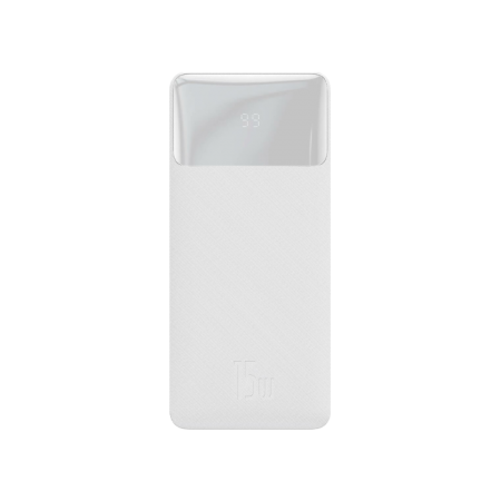 Повербанк Baseus Bipow Digital Display 15W 20000 mAh White (PPDML-J02) - фото 4 Повербанк Baseus Bipow Digital Display 15W 20000 mAh White (PPDML-J02) - фото 4