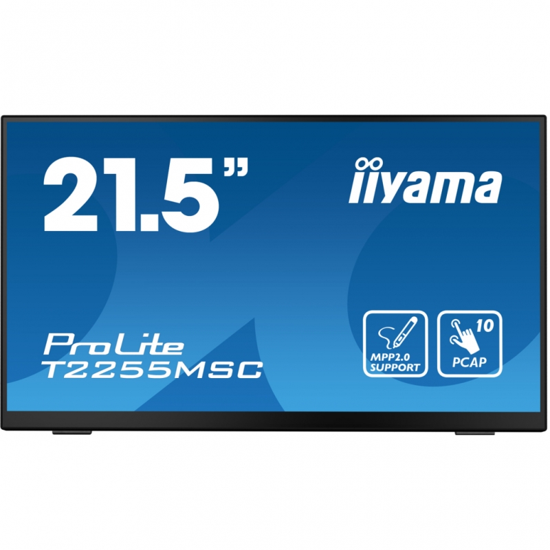 Монитор сенсорный iiyama T2255MSC-B1 IPS 1920x1080 Full HD 21.5" 6W (26832316) - фото 3 Монитор сенсорный iiyama T2255MSC-B1 IPS 1920x1080 Full HD 21.5" 6W (26832316) - фото 3