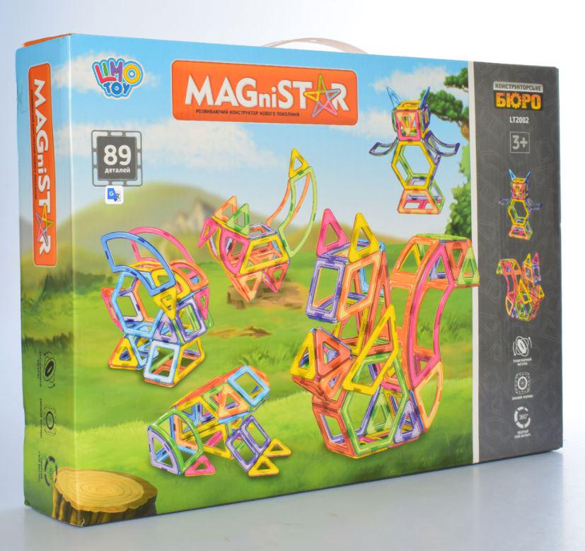 Конструктор магнитный животные 89 деталей (LT2002)