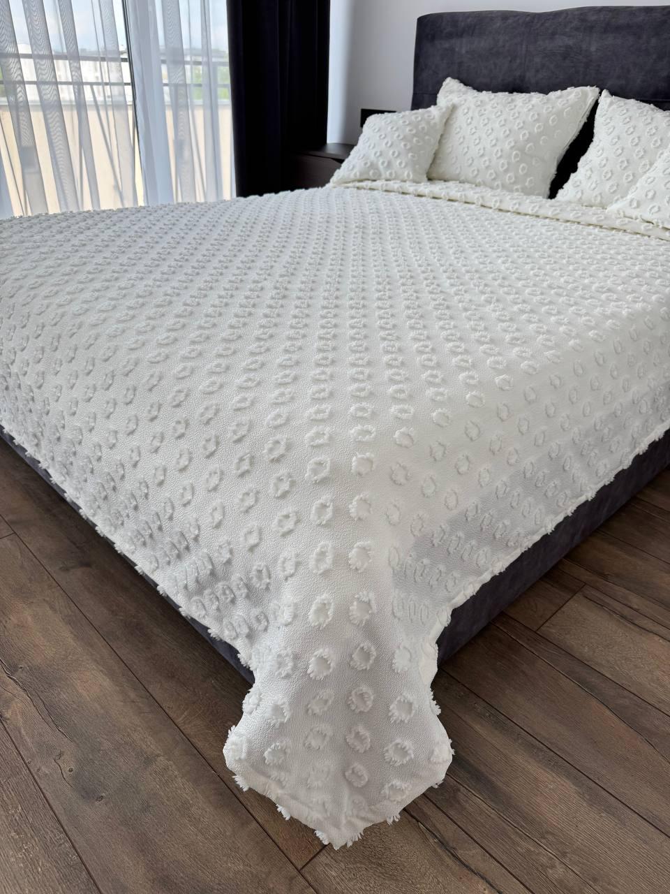 Покривало Інгрід 140x250 см Молочний (22899-2-140х250cm) - фото 14 Покривало Інгрід 140x250 см Молочний (22899-2-140х250cm) - фото 14