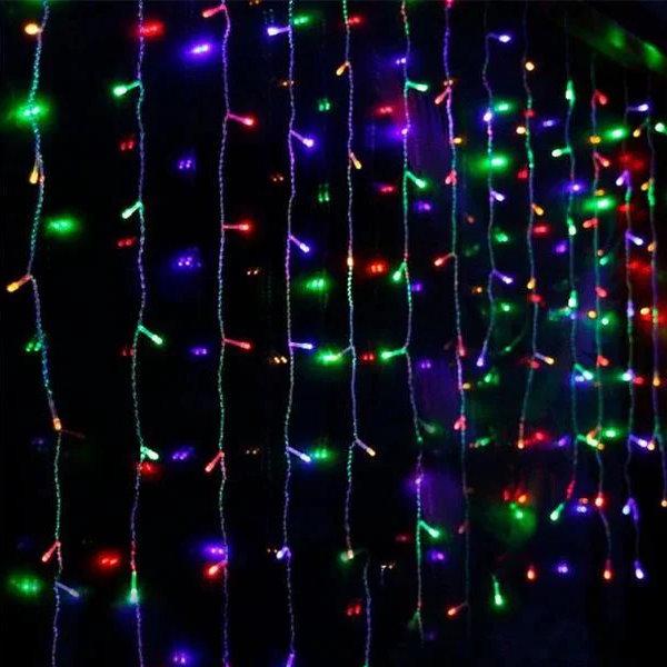 Новогодняя гирлянда-штора 115 LED (4983)