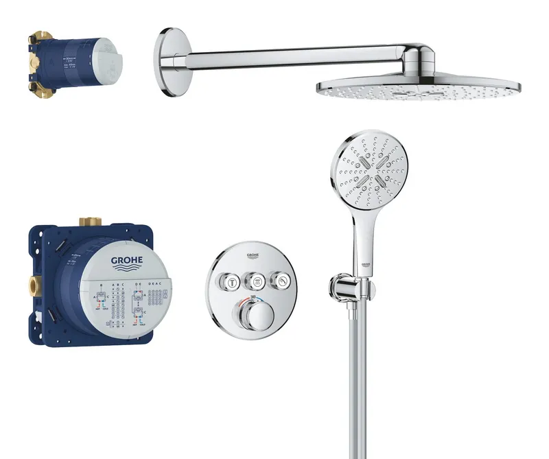 Душова система прихованого монтажу Grohe Grohtherm SmartControl з термостатом (34863000)
