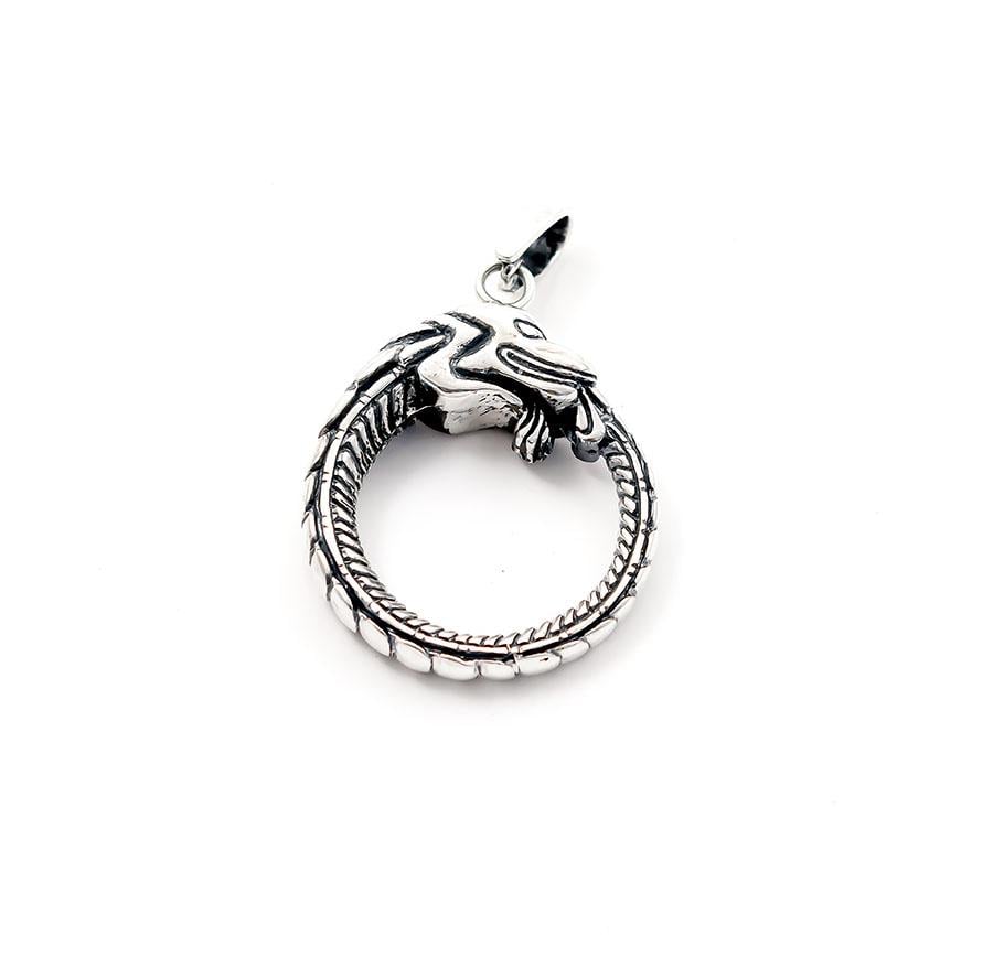 Кулон оберег Maxi Silver 5011 Уроборос (85011)