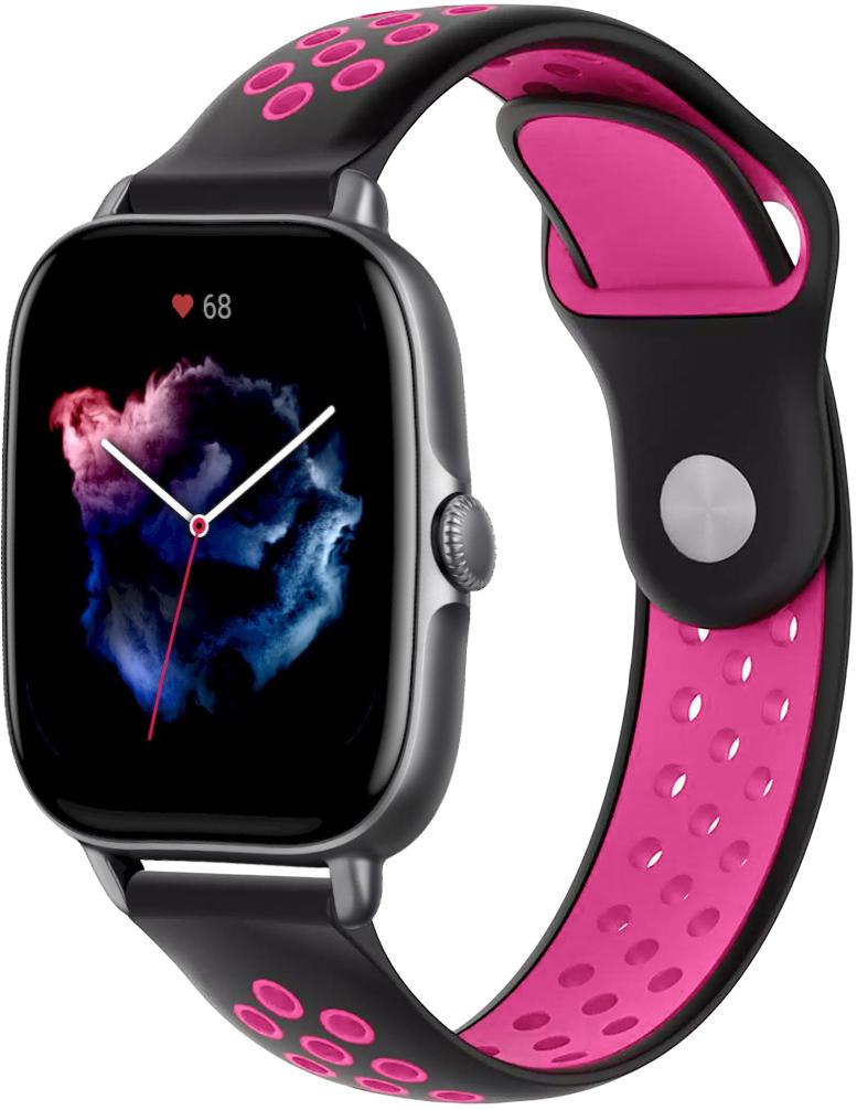 Ремешок Sport для Amazfit GTS 3 Black/Pink (25323-51)