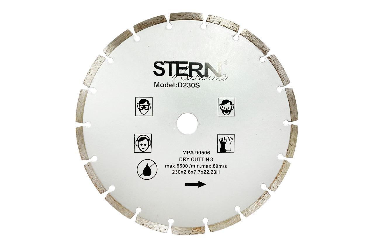 Диск алмазный Stern 230 мм сегмент (П-AD-8430)