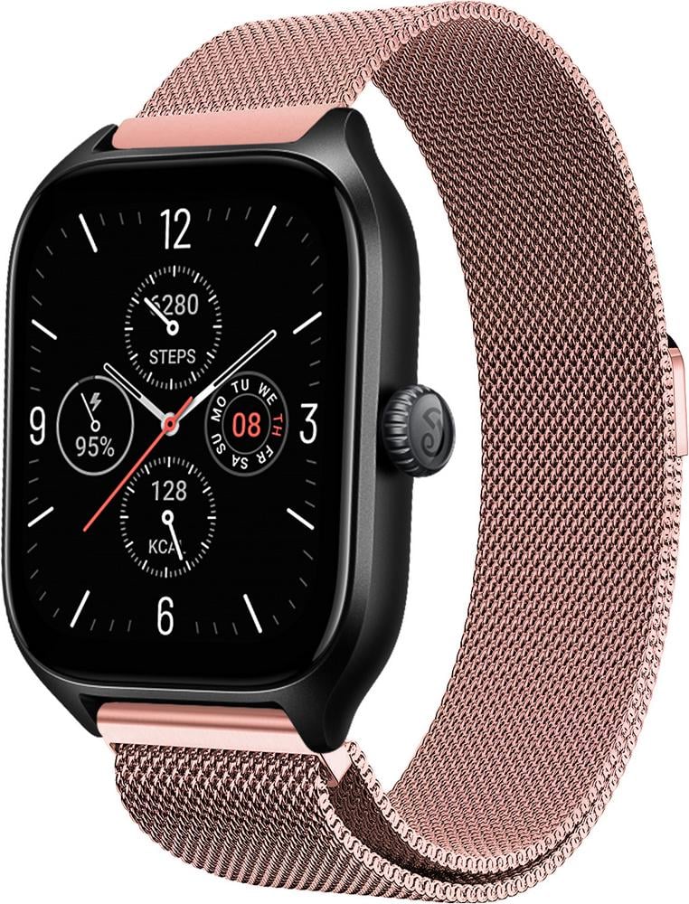 Ремешок Миланская петля Milano для Amazfit GTS 4/Mini Pink (29452-31) Ремешок Миланская петля Milano для Amazfit GTS 4/Mini Pink (29452-31)