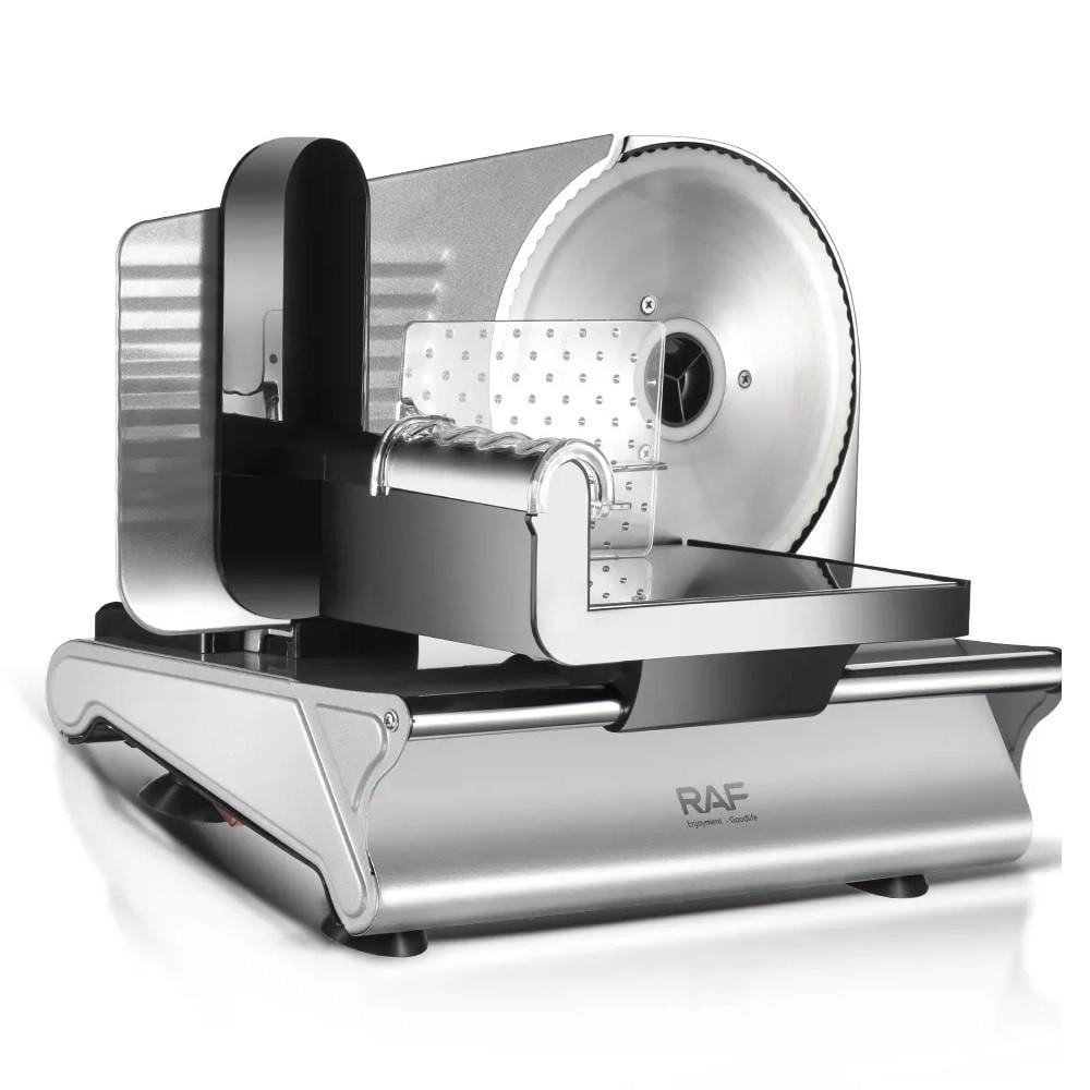 Нож-слайсер ломтерезка RAF R.8800 для нарезки мясных колбасных и сырных изделий и овощей 200W (3_06070) - фото 3 Нож-слайсер ломтерезка RAF R.8800 для нарезки мясных колбасных и сырных изделий и овощей 200W (3_06070) - фото 3