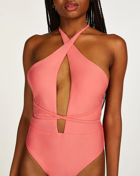 Сплошной купальник Hunkemoller Sicily High Leg S Розовый