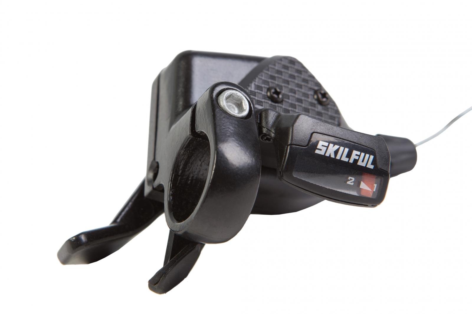 Манетка AL-M520 SkilFul L2 ліва 2 швидкості з тросом алюміній Чорний (SHLL-046)