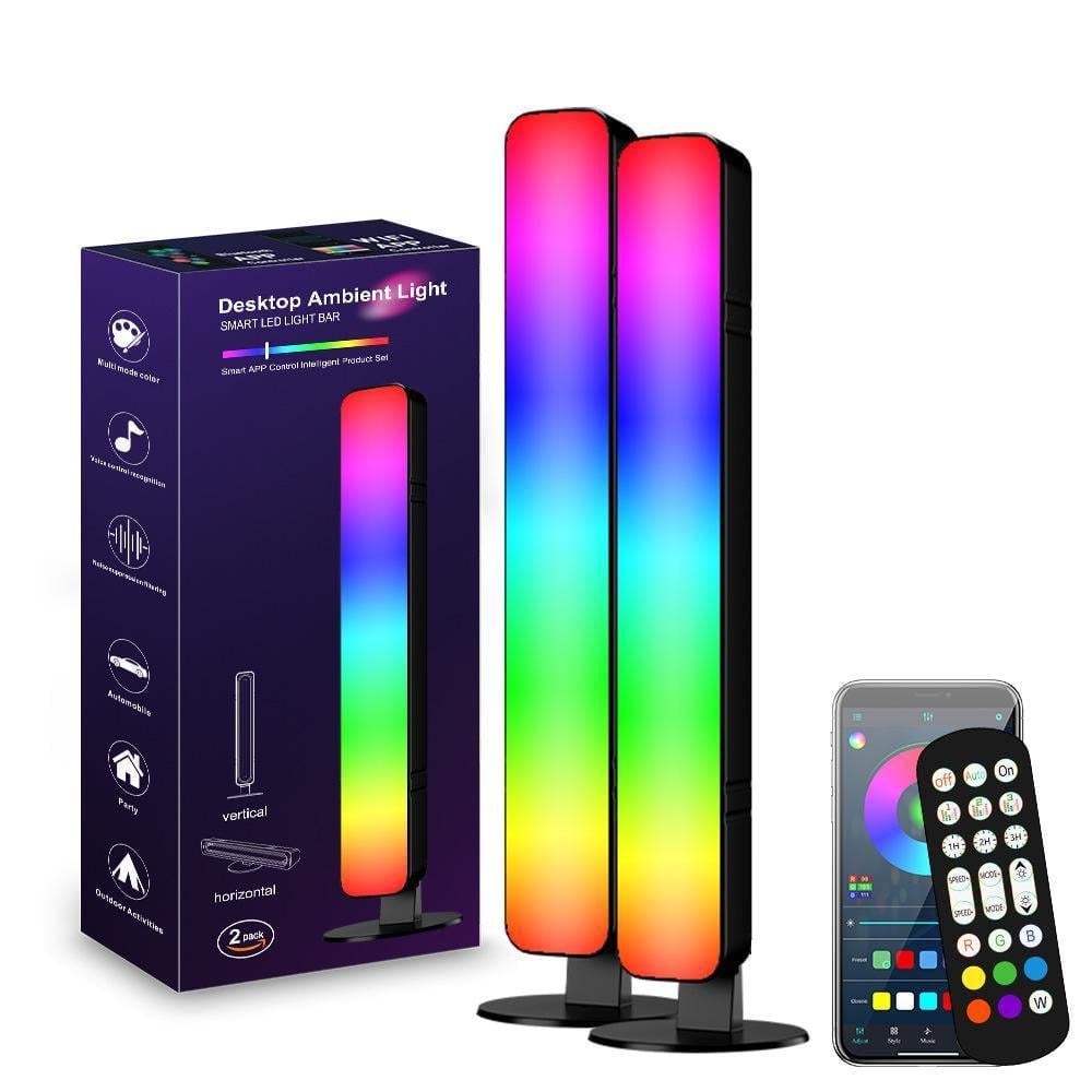 Световые панели RGB LED для рабочего стола и телевизора с пультом и приложением (34630082)