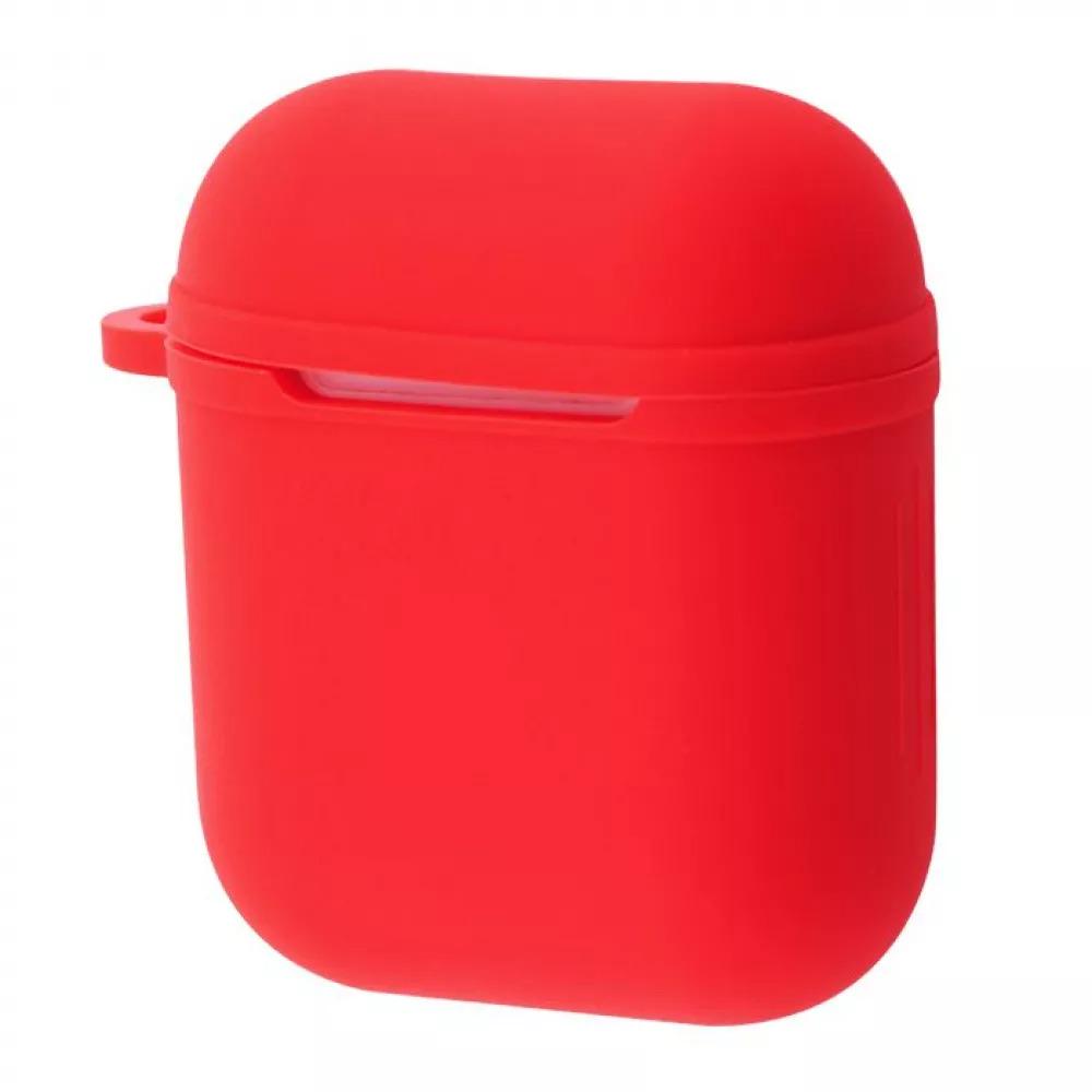Чехол для наушников PRC Silicone Shock-proof case for Airpods 1/2 Red (14069904)