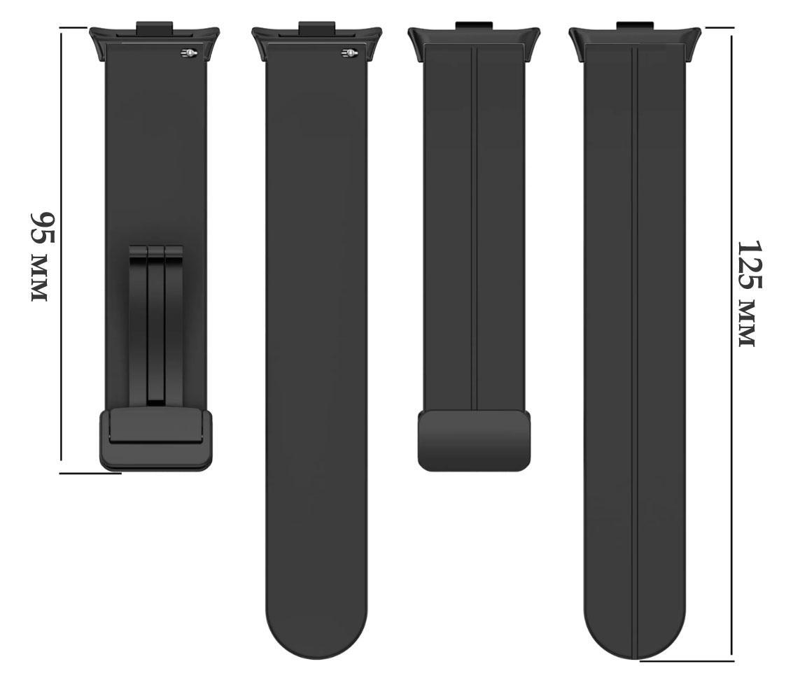 Ремешок Primolux Magnetic Silicone для часов Xiaomi Redmi Watch 5/Xiaomi Smart Band 9 Pro Black (2618094854) - фото 5 Ремешок Primolux Magnetic Silicone для часов Xiaomi Redmi Watch 5/Xiaomi Smart Band 9 Pro Black (2618094854) - фото 5