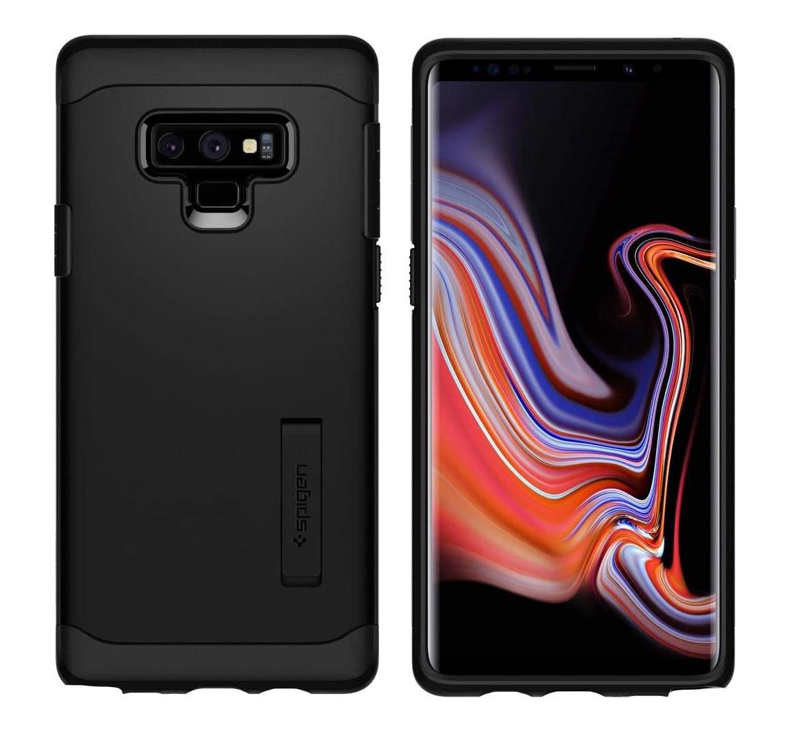 Чехол противоударный с подставкой Spigen Slim Armor 599CS24504 для Samsung Galaxy Note 9 Black