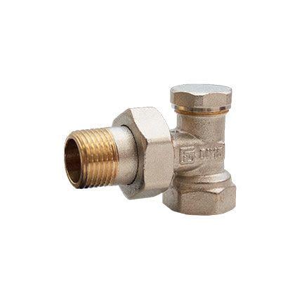 Кран радиаторный FADO S.r.l 1/2" отсекающий нижний угловой (TK-KR02)