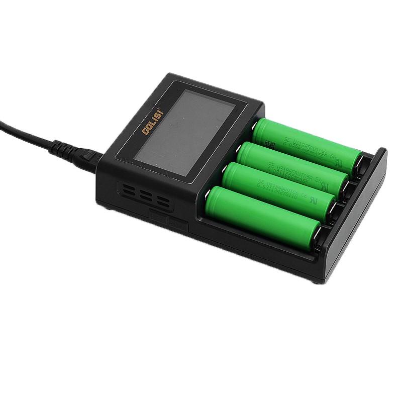 Зарядний пристрій Golisi S4 Smart Battery Charger Black (az015) - фото 2