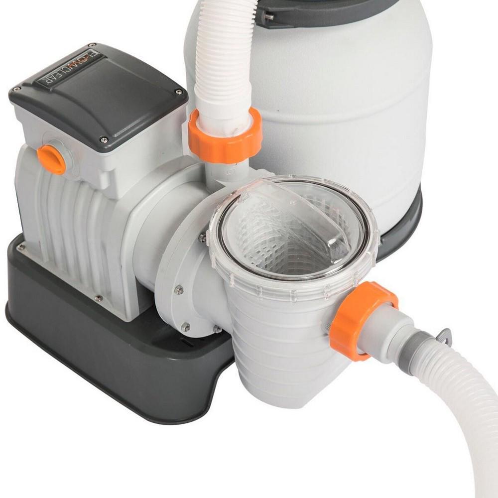 Пісочна фільтруюча установка Bestway 58499 8327 л/год завантаження 20 кг - фото 3 Пісочна фільтруюча установка Bestway 58499 8327 л/год завантаження 20 кг - фото 3