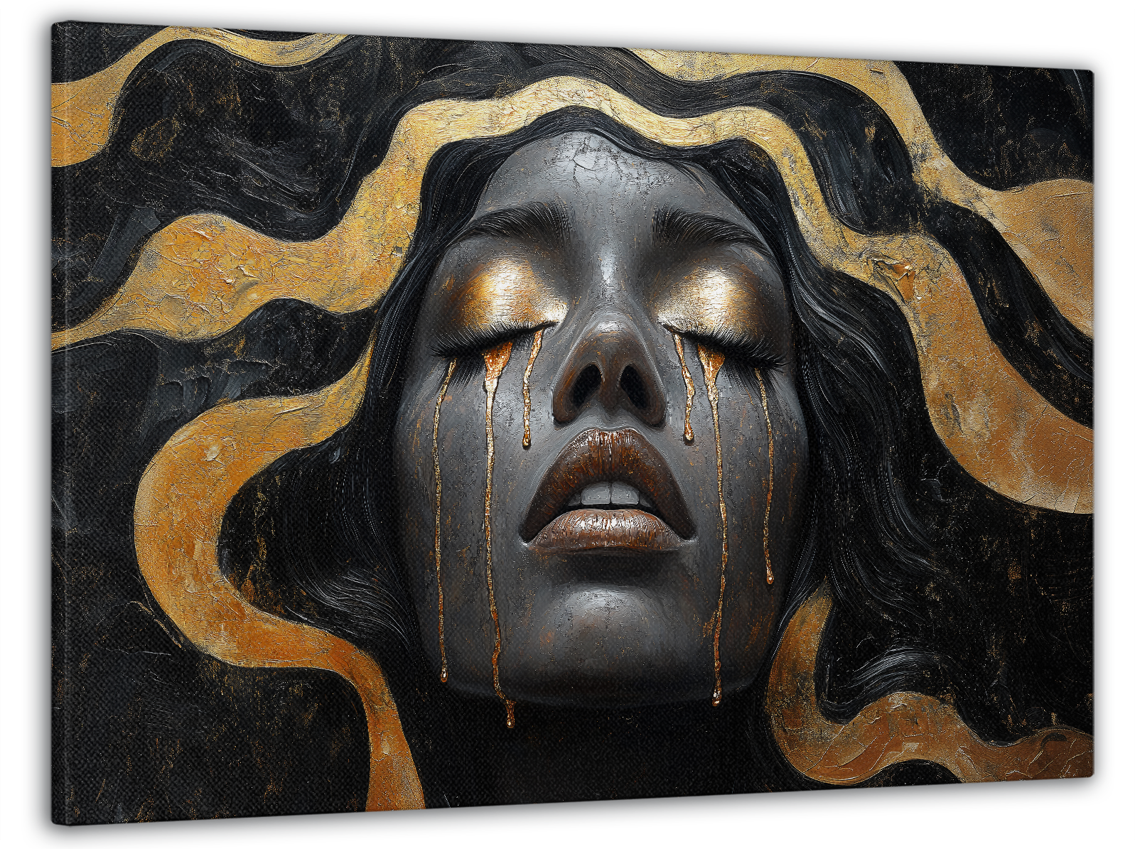 Картина на полотні Mako золоті сльози 60x100 см (MK10559)