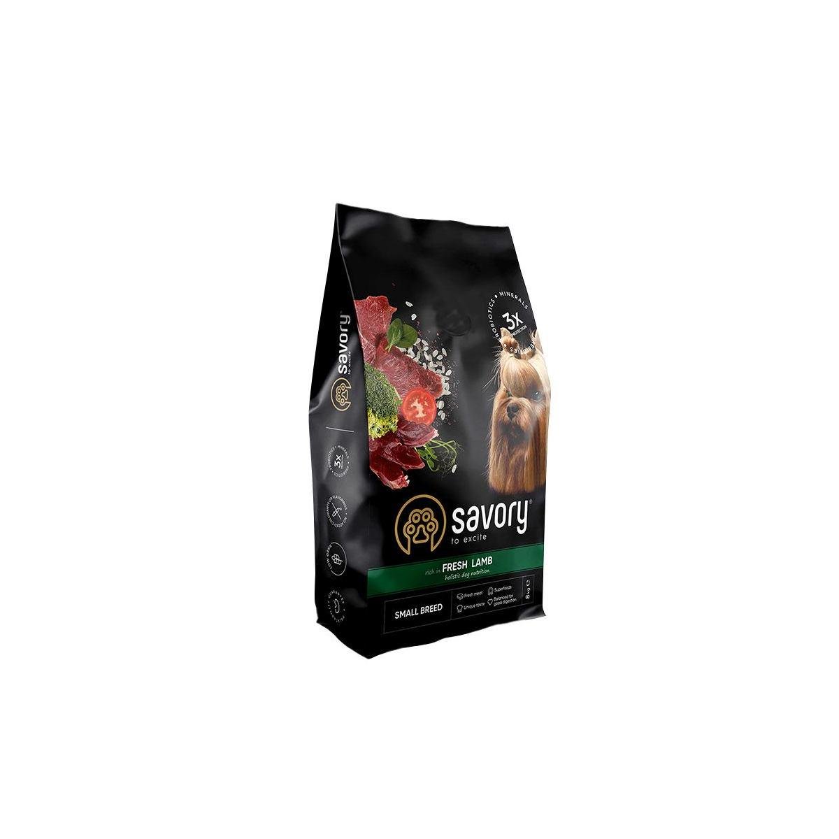 Корм для собак малых пород Savory Fresh Lamb 8 кг (30334)