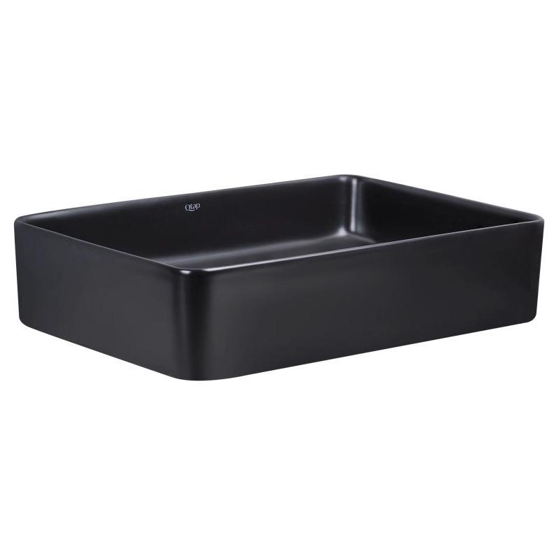 Умивальник накладний Q-tap Tern QT1711A055MBN47302 510x350x145 мм Чорний (235888)