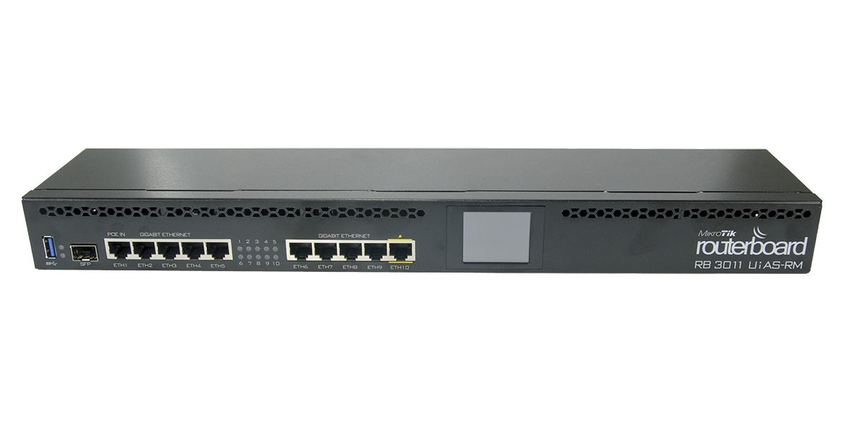 Роутер Mikrotik RouterBOARD RB3011UiAS-RM Роутер Mikrotik RouterBOARD RB3011UiAS-RM