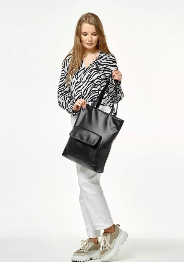 Шопер жіночий Sambag Shopper Чорний (93251002) - фото 8