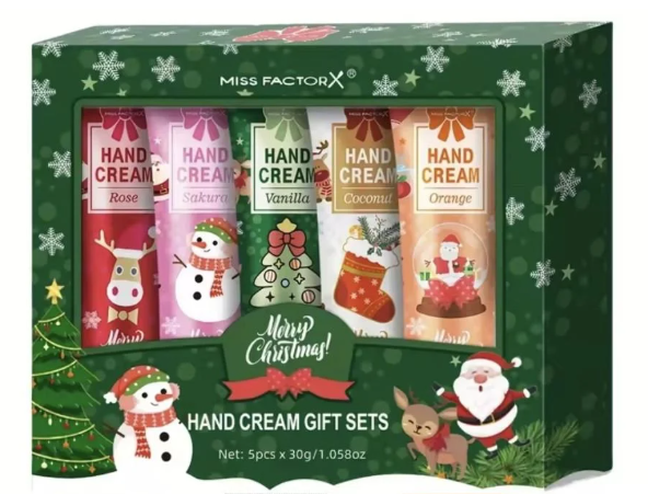 Подарочный набор из 5 кремов новогодний 30 мл (2796976756)