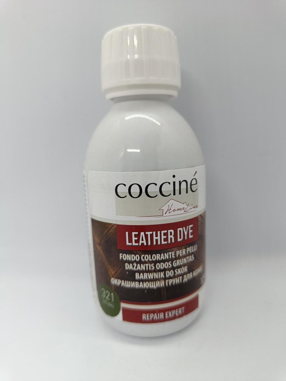 Красящий грунт для кожи COCCINE Leather DYE 125 мл Хаки 321 (2006192306) - фото 1