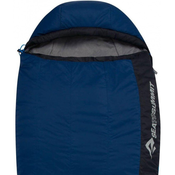 Спальник Sea to Summit Trailhead TvII Regular Wide 2019 Cobalt/Midnight Left Zip (ATH2-RW) - фото 3