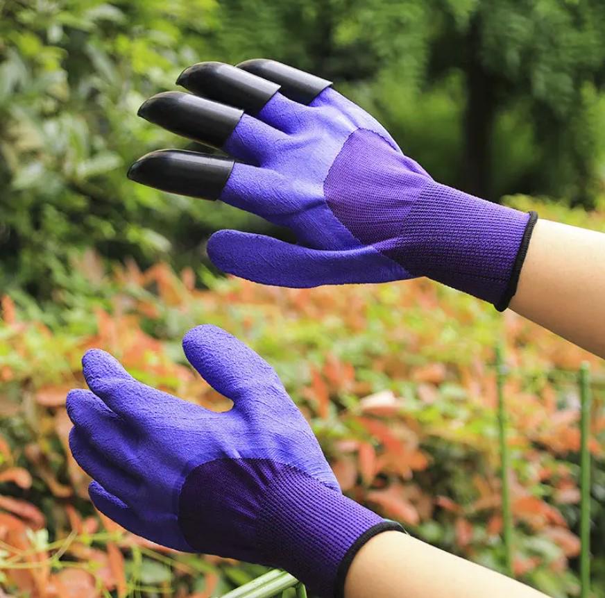 Рукавички садові Garden gloves Фіолетовий (119-8628569) - фото 3