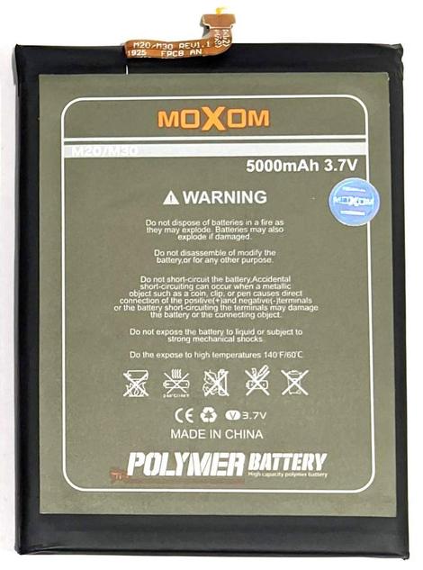 Акумуляторна батарея Moxom для Samsung M205/M20/M305/M30 5000 mAh - фото 2 Акумуляторна батарея Moxom для Samsung M205/M20/M305/M30 5000 mAh - фото 2