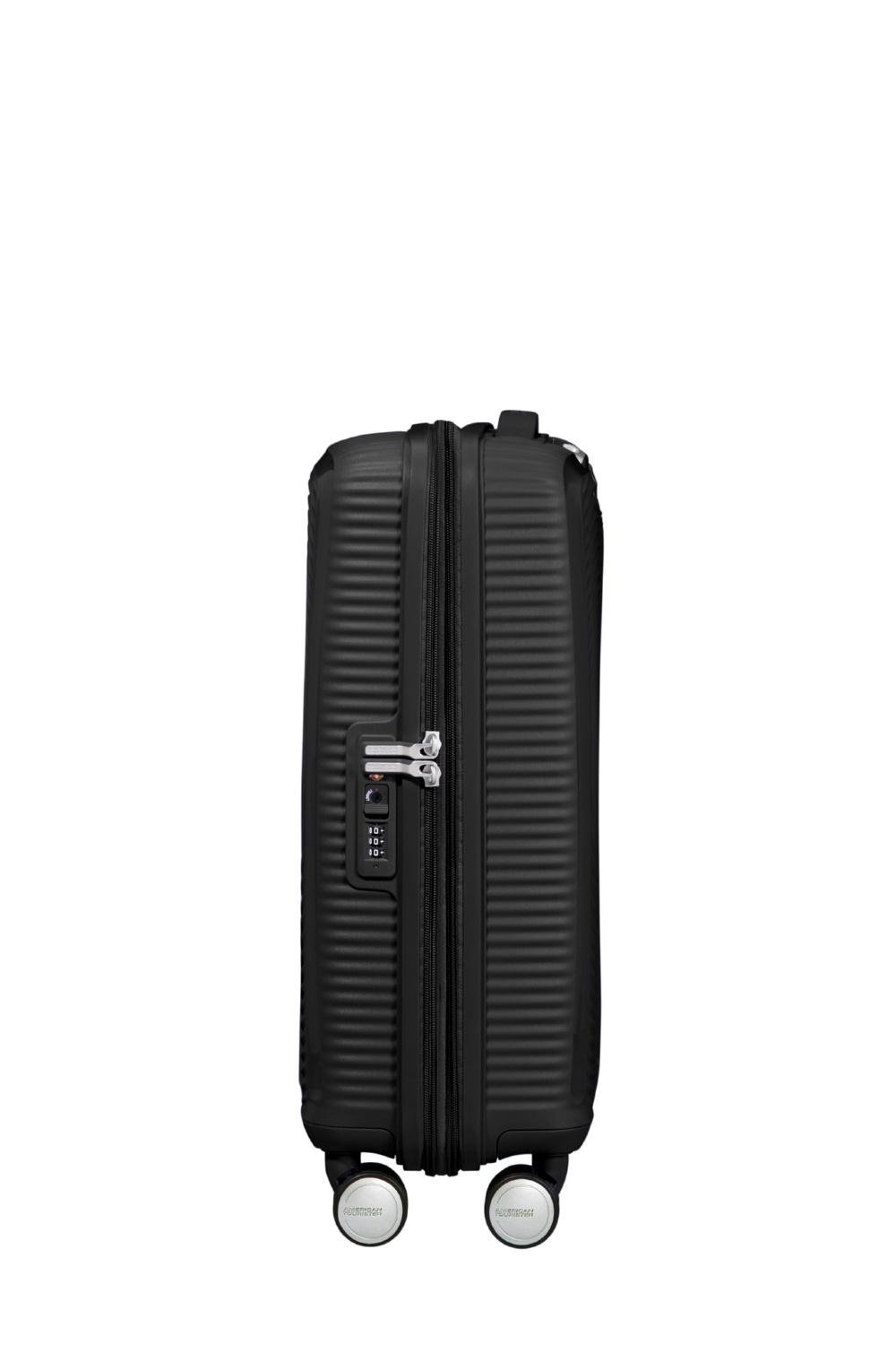 Валіза з розширенням American Tourister Soundbox 55x40x20/23 см Чорний (32G-09001) - фото 4