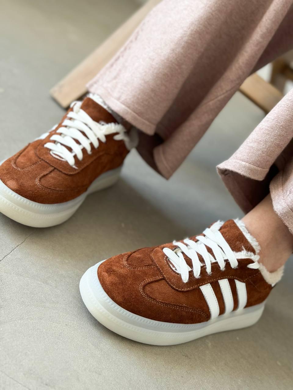 Кеди жіночі на хутрі Maya Shoes р. 36 Рудий (3021/1) - фото 9 Кеди жіночі на хутрі Maya Shoes р. 36 Рудий (3021/1) - фото 9