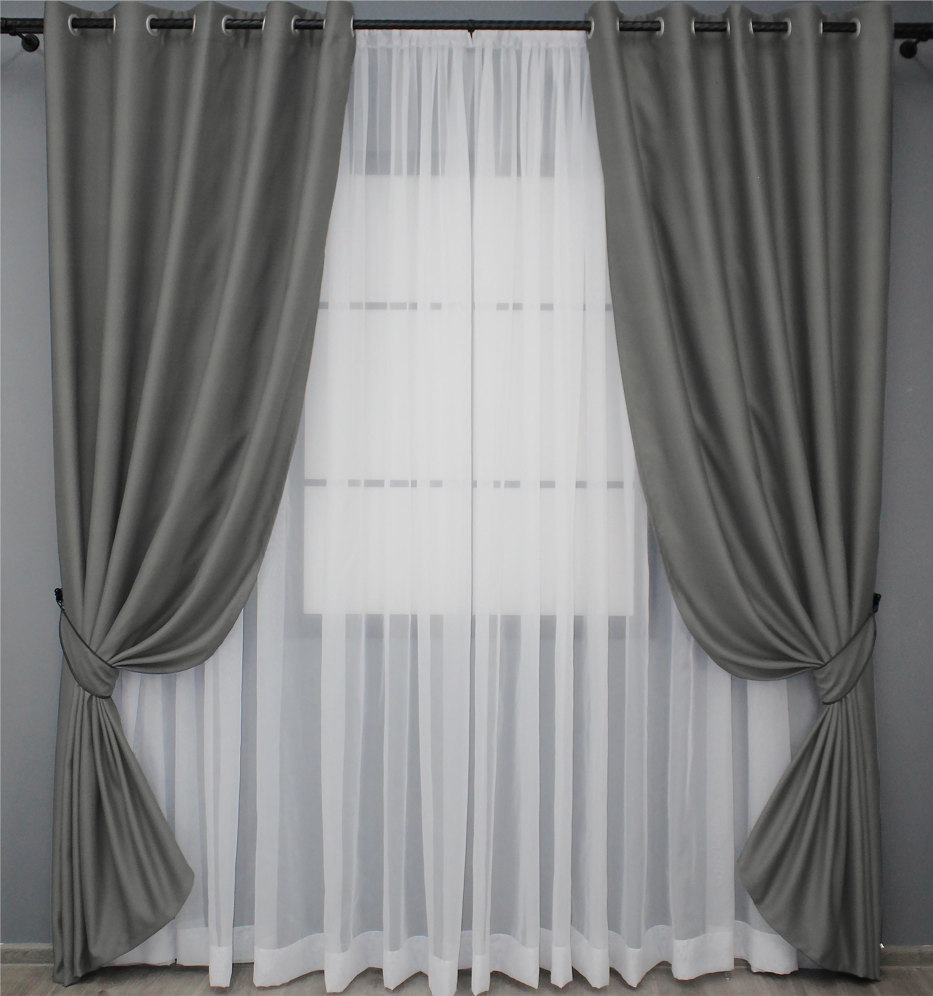 Комплект штор на люверсах VR-Textil Fusion Dimout №793ш 150х250 см 2 шт. Графитовый (37-0002) - фото 1 Комплект штор на люверсах VR-Textil Fusion Dimout №793ш 150х250 см 2 шт. Графитовый (37-0002) - фото 1