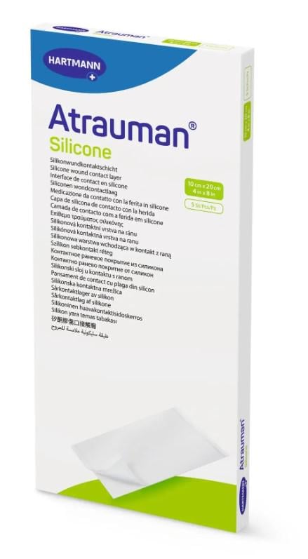 Пов'язка атравматична Atrauman Silicone Силікон 10x20 см 1 шт.