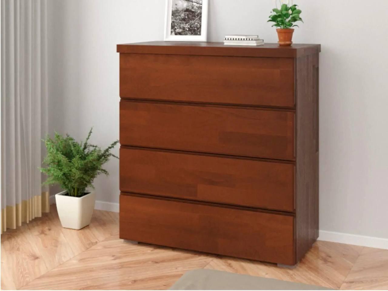 Комод Arbor Drev Регіна 4Ш з натурального дерева бук Яблуня - фото 1 Комод Arbor Drev Регіна 4Ш з натурального дерева бук Яблуня - фото 1