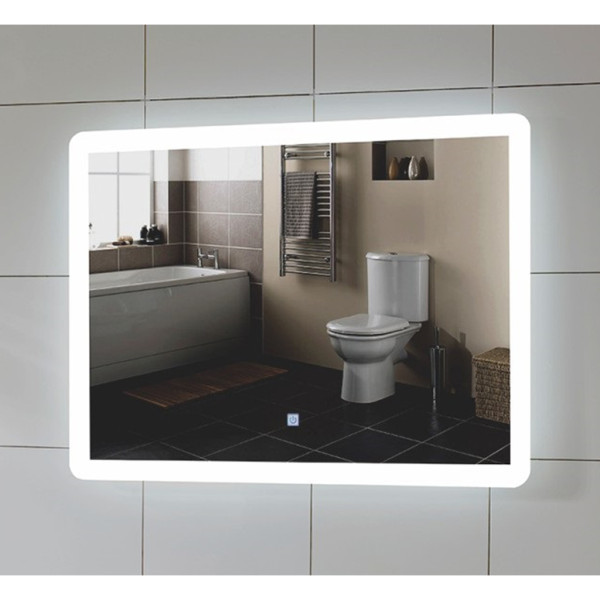 Зеркало прямоугольное для ванной комнаты Insana 141 с LED-подсветкой 60х80 см (А0047426)