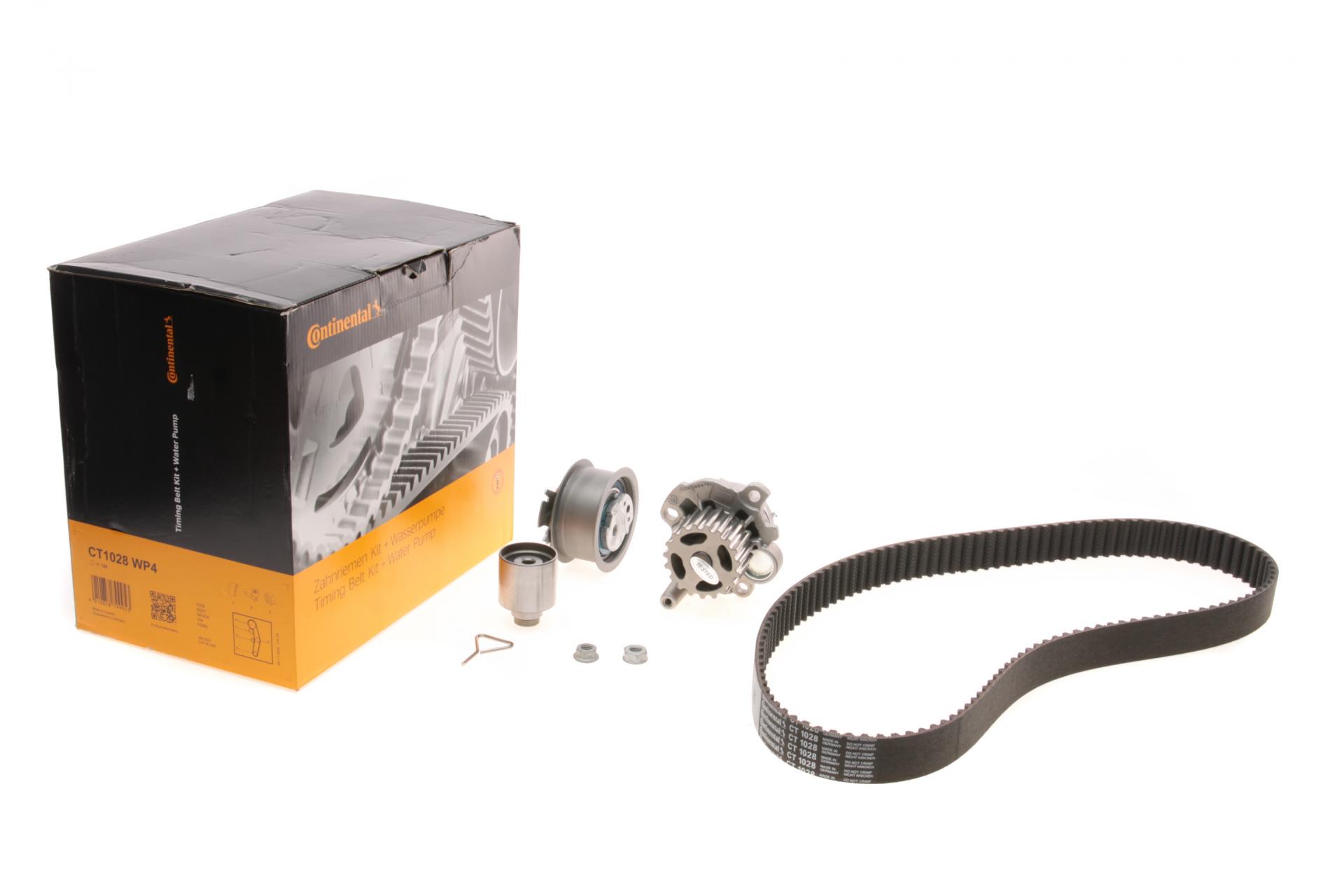 Комплект ГРМ с помпой VW Caddy 07-10/Golf 00-11/Passat 00-09/Audi A3/A4/A6 1.9/2.0TDI 00-05 30x120z (CT1028WP4 CONTINENTAL)