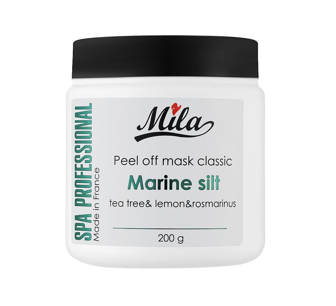 Маска альгинатная Mila Mask Peel-Off Marine Silte антиакне Дыхание моря 200 г (3702261210200)