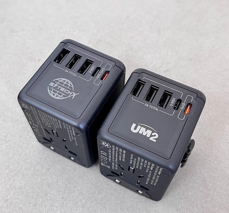 Адаптер для подорожей універсальний Otravel 35W Fast Charger 3 USB/2 Type C для всіх типів розеток (2379788229) - фото 4