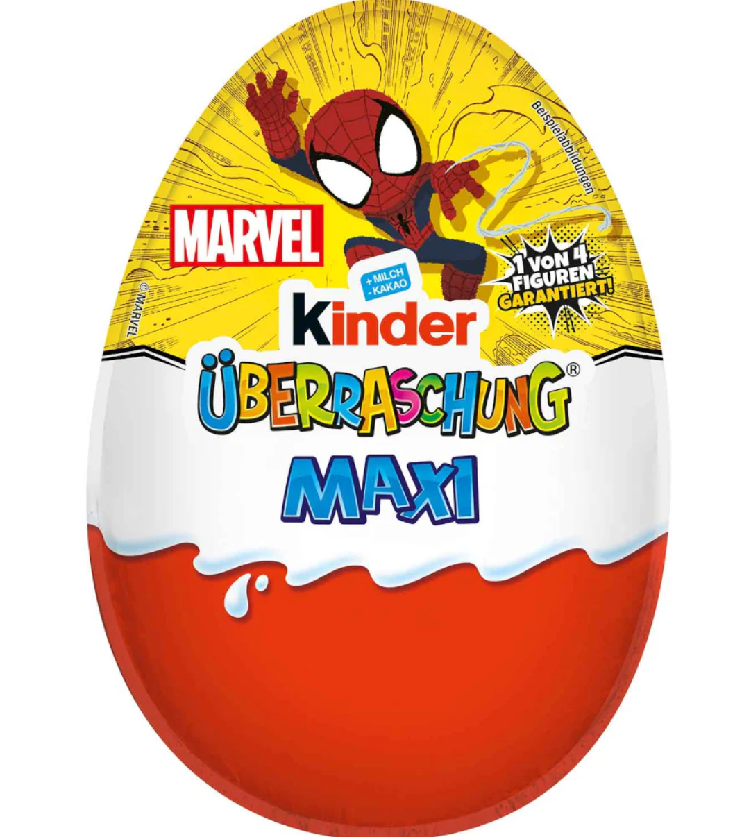 Шоколадне яйце Ferrero Kinder Surprise Maxi Classic Egg Marvel 100 г (2501009950)