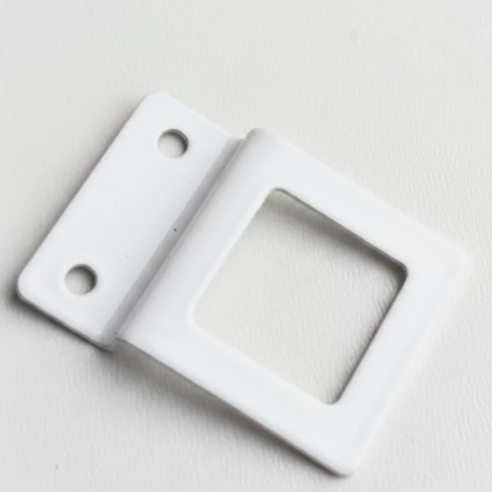 Ручка внутренней вставной москитной сетки под саморез Z-образная металлическая Белый (30068515)