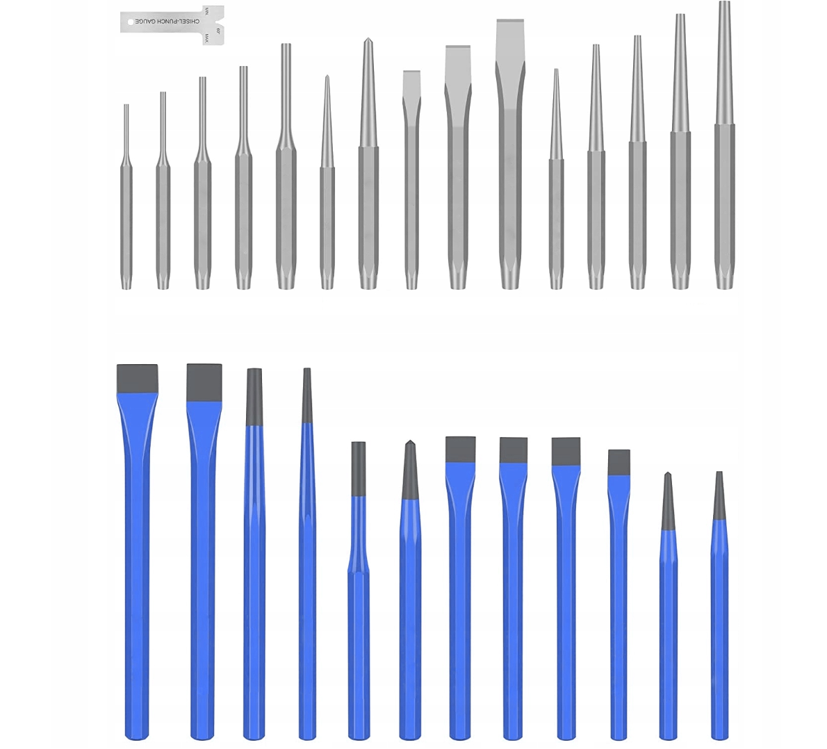 Набір зубил кернерів та пробійників Falon-Tech 28 пр. (FT00028)